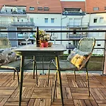 Apartment Forestier - T2 Cosy Avec Terrasse & 2 Parkings Privatifs -centre Colmar