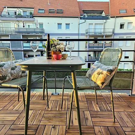 Lägenhet Forestier - T2 Cosy Avec Terrasse & 2 Parkings Privatifs -centre Colmar